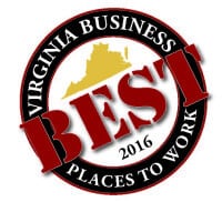 Virginia Business 2016 Best Places to Work