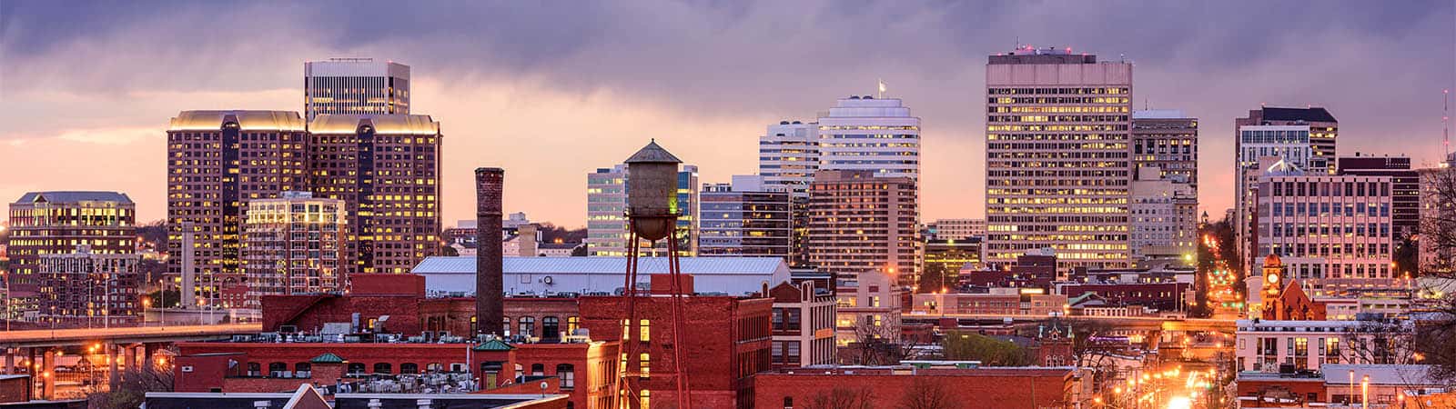 richmond, va at night